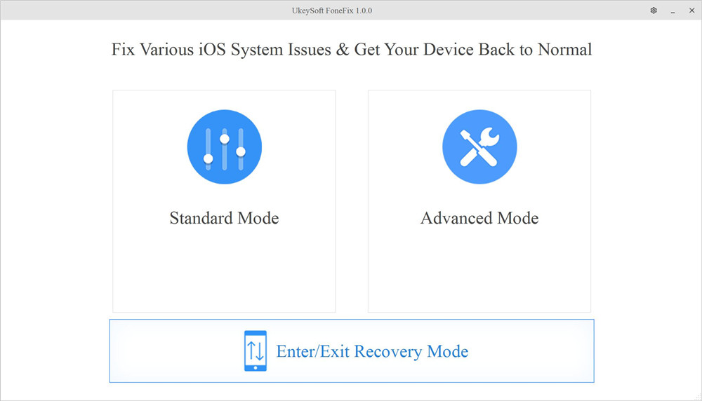 enter exit recovery mode