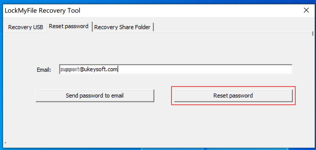 reset password ukeysoft