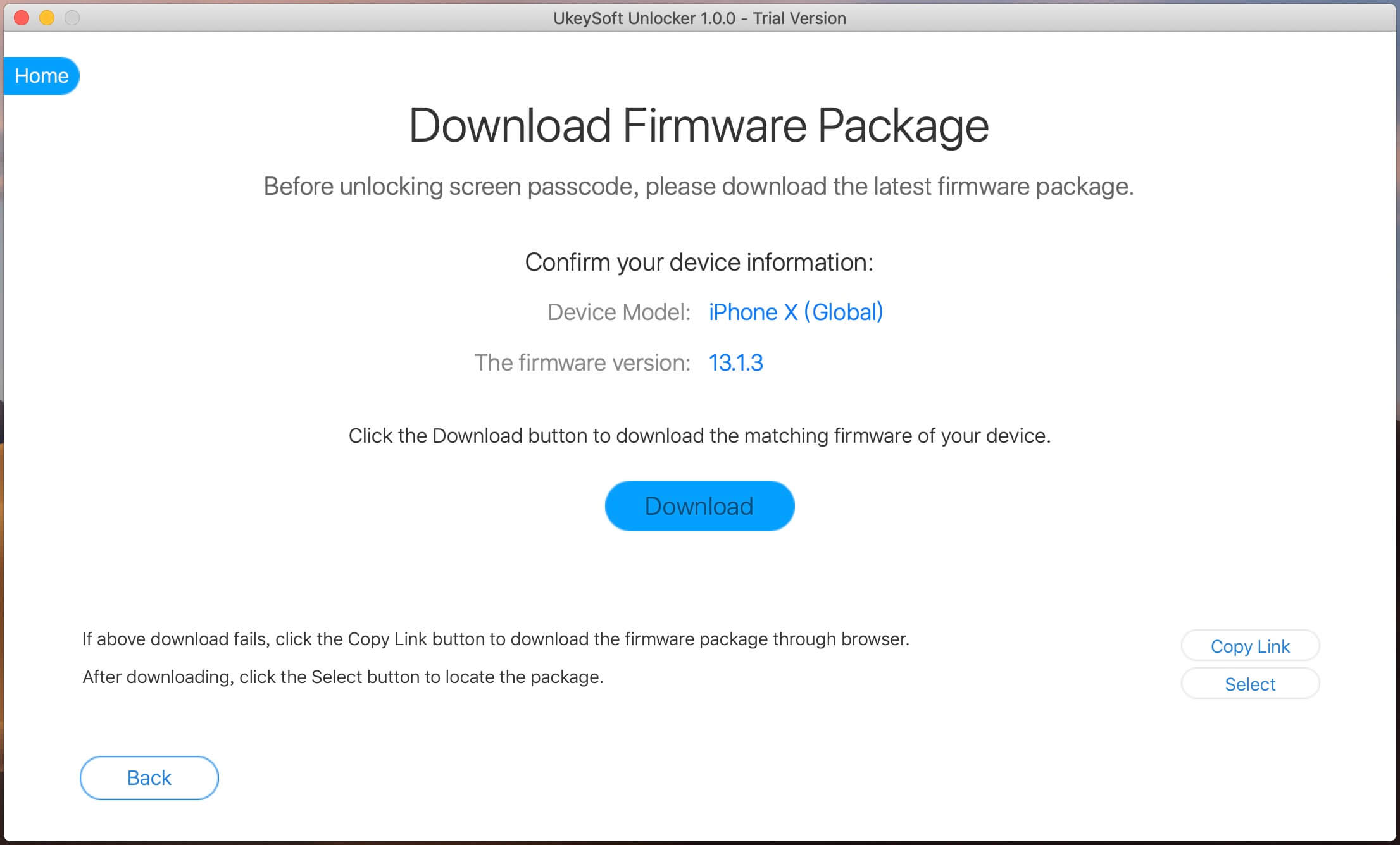 Download Firmware