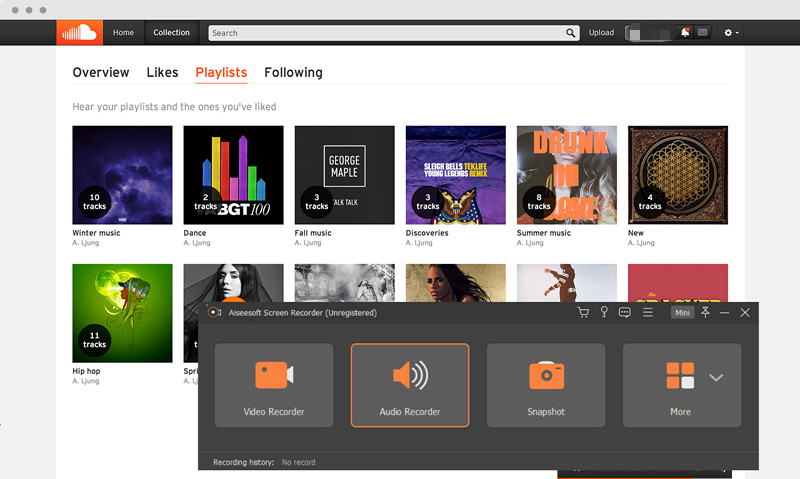 SoundCloud Audio Recorder