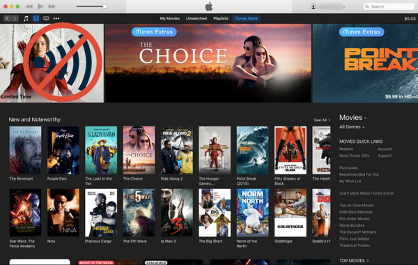 watch itunes movies offline