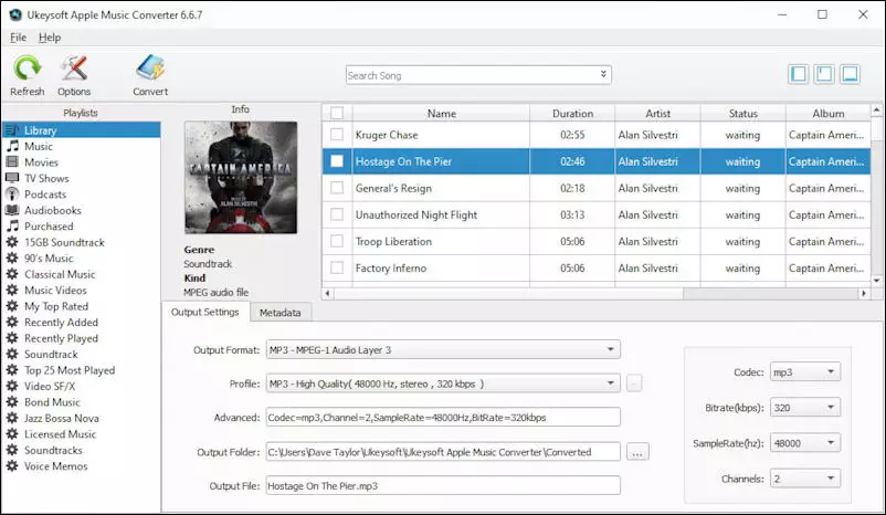 AAX audiobooks to mp3 converter