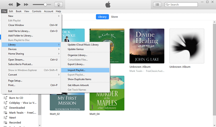 add itunes audiobooks to itunes