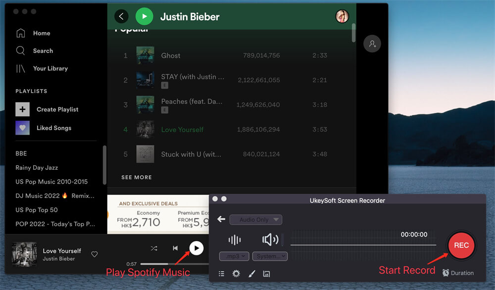 spotify music recorder